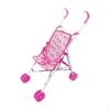 Doll Child Cart Mini Pram Gift Party Favors Realistic Miniature Push Toy for Little Girls Kids