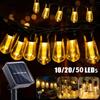 Outdoor Solar Bulbs String Lights LED IP65 Waterproof Retro Garden Lighting Fairy Lamp Party Christmas Decor