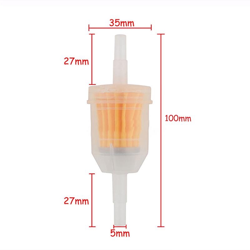 1Pc Small Engine Lawn Mower Motorcycle Accessories Car Gasoline Oil Filter Pipes 6Mm-8Mm Universal Inline Gas Fuel Filter