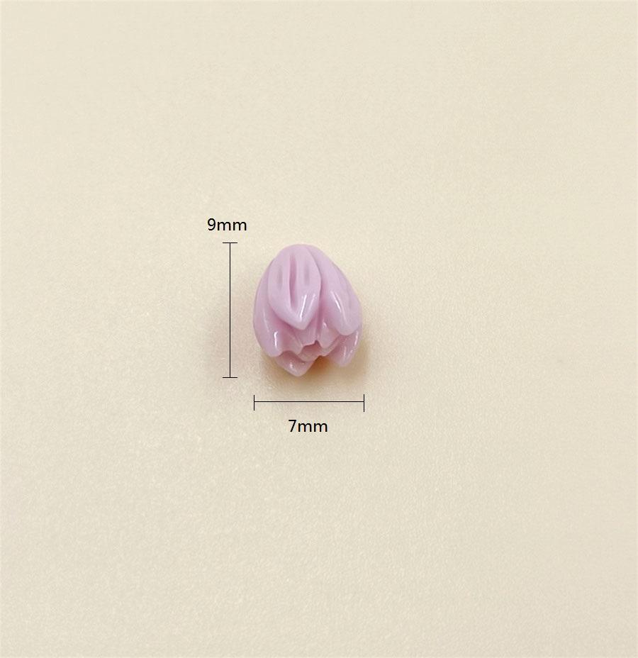 10 шт. 7*9 мм красочные коралловые ракушки, пудра, прессованный цветок, маленький бутон цветка, маленькая роза, свободные бусины, сделай сам, кулон, серьги, изготовление ювелирных изделий