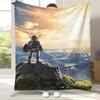 Ретро Z-Zelda Мультяшный Линк Игры Фланелевое Одеяло, Ультра Мягкий Теплый Плюшевый Плед для Дома Спальни Кровати Дивана Походного Пикника Ребенка