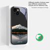 Пышный лес из листьев Подходит для iPhone 16E 17 Pro Max 15 Pro 14 13 Plus 12 mini 11 16 Air 17Pro Магнитный Стеклянный Чехол для Телефона