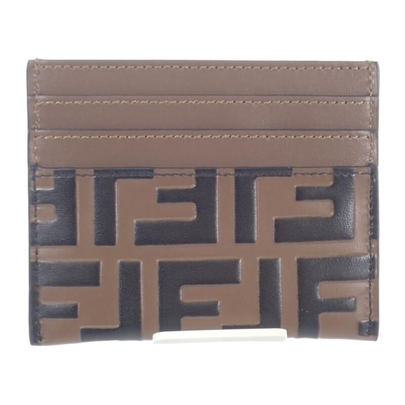 Fendi 8M0445ADYMF13VK Визитница Коричневая кожа Женская