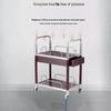 Modern 2-Tier Mobile Serving Trolley