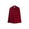 Flannel Check Shirt Red Men Tops OMGA098S20H480202000
