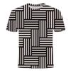 Creative 3D Print Weaving Texture T-shirt Men Summer Casual Street T Shirts Personality Round Neck Short Sleeves Tees Tops