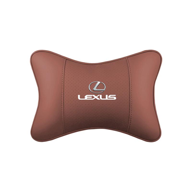 Car Leather Seat Headrest Neck Pillow Head Cushioning For Lexus F-SPORT ES RX NX LS UX LM LX GX LC RZ IS CT GS RC HS SC TX LBX