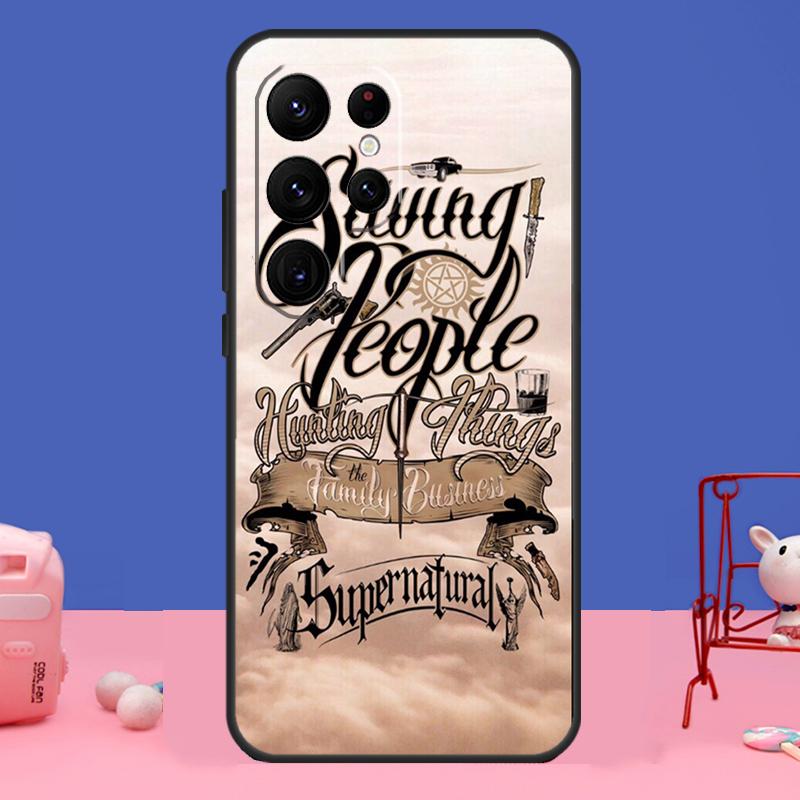 Чехол из серии «Сверхъестественное» для Samsung Galaxy S24 S23 S22 S21 S20 FE Ultra Plus S8 S9 S10 Note 10 20 Ultra Case