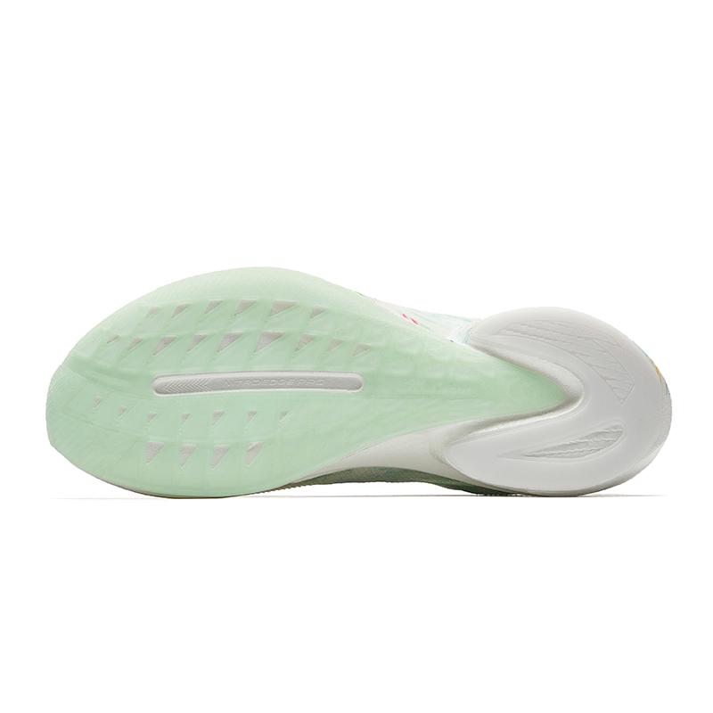 Anta Cushioning Abrasion Resistant Rebound Low top Nitrogen Technology Training Racing Running Shoes Men's White Green Sneakers 112525584-7