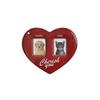 Idol Photo Protective Photo Card Holder Display Sleeves 3Inch Love Heart Shape Id Photo Cards Sleeve Keychain Hanging Chain
