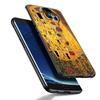 Арт Густав Климт Черный Силиконовый Чехол для Телефона для Samsung Galaxy S23 S21 S20 FE S24 S22 Ultra S10E S10 S9 S8 Plus