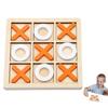 Xo Board Game Wooden Board Toy Parent-child Interaction Children's Game Development Intelligence Puzzle Desktop Toy Chess Gifts