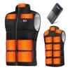 Yoigood Electric Heated Vest Large 17 Heating Independent Front and Rear 3 Temperature USB Heated Fast and Fully Energy Perfect for and Cold Weather