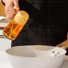 Oil Pot 2-in-1 Design Food Grade PP Lead-Free Glass Transparent Visual Design Cooking Sprayer Baking Oil Dispenser