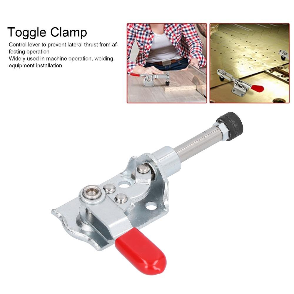 2pcs High Efficiency Push Pull Toggle Clamp Push Pull Lever Clamp  Electronic Equipment Installation