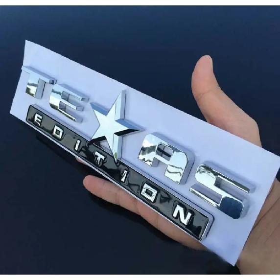 Новые наклейки на багажник автомобиля Chrome Texas Edition Star с эмблемой на боковую часть кузова