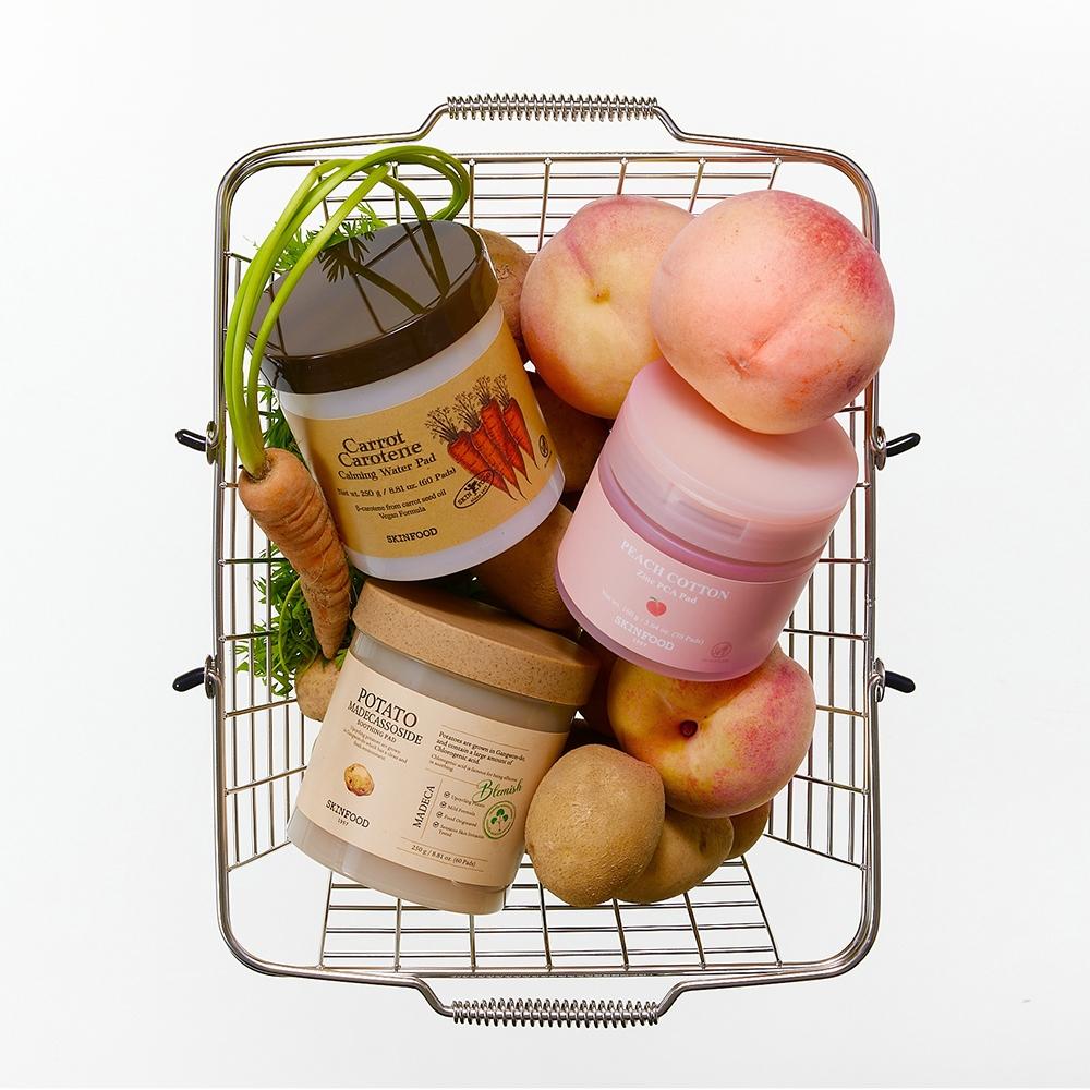 Skinfood [эксклюзив] Коллекция из 11 рецептов патчей Skinfood [успокаивающий] Морковный патч 60 шт. +10 шт.