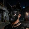 Realistic Black Dog Mask,Full Head Dog Mask,Funny Animal Headgear Dress Up for Halloween Birthday Role-Play Party