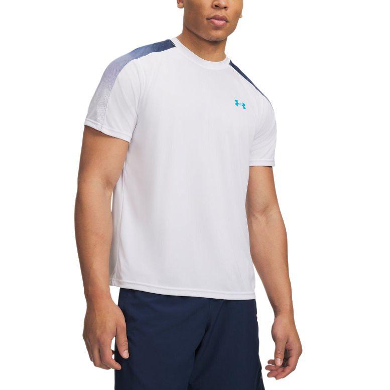 Under Armour Мужская легкая дышащая вязаная футболка Tech Fade 6012706-100