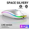 Беспроводная мышь RGB Перезаряжаемая Bluetooth Мыши Беспроводная Компьютерная Мышь Светодиодная Подсветка Эргономичная Игровая Мышь для Ноутбука ПК 3600DPI