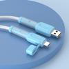 2 шт. Милый Защитный Чехол для Кабеля Телефона USB Type C Мягкий Силиконовый Защитник Зарядного Кабеля Сохранитель Шнура Кабеля Данных
