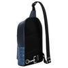 Coach West 19 Monogram Print Zipper Closure Multi-Functional Pocket Adjustable Shoulder Strap Leather And Fabric Crossbody Bag Small CDF25-SVDE