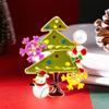 Christmas Brooch Wreath Christmas Tree Snowman Decor Snowflake Decor Colorful Rhinestone Exquisite New Year Gift Sweater Coat Decor Jewelry