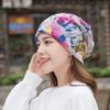 Шапка-бини Женская Тюрбан Шляпа Платок Ветрозащитная Дышащая Защита от солнца На открытом воздухе Цветочный Принт Шапка-бини Повязка на голову Свободная кепка Весна Лето