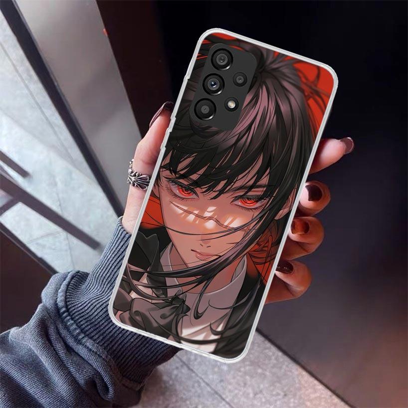 C-Chainsaw Mans Yoru War Devil Phone Case For Samsung Galaxy A17 A57 A37 A16 A26 A36 A56 A15 A25 A35 A55 A14 A13 A54 A53 A34 A24