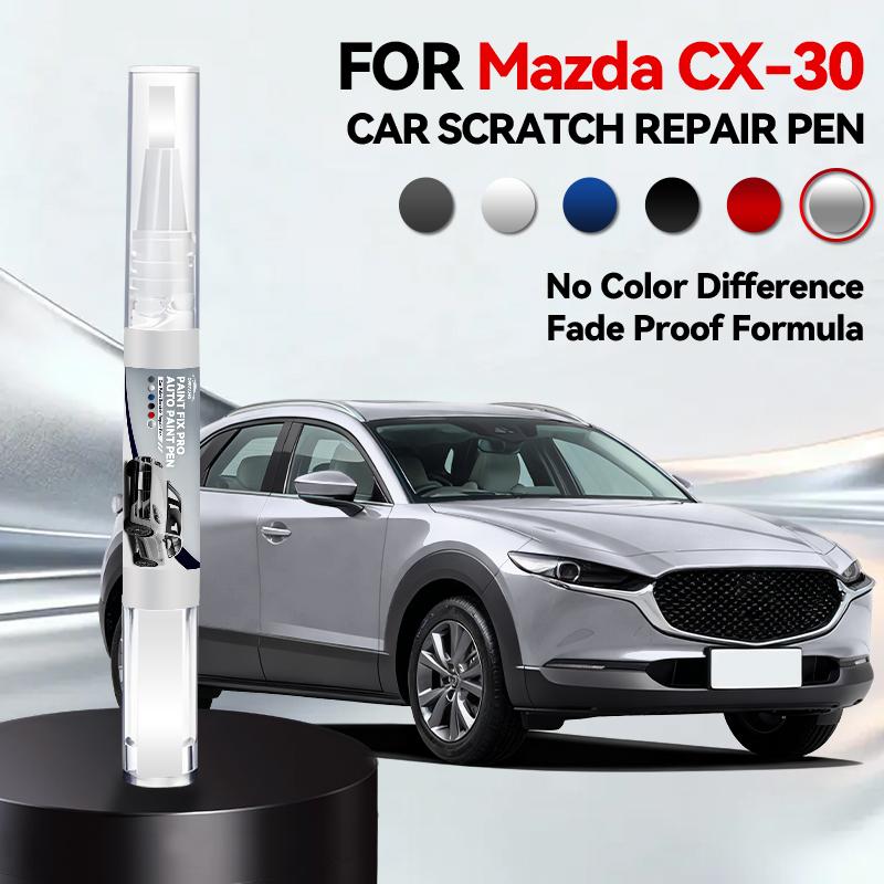 Для Mazda CX30 2019-2025 DM Ремонтная ручка для краски Подкраска Удаление царапин Сделай сам Автоаксессуары Черный Белый Серебристый Синий Коричневый Серый
