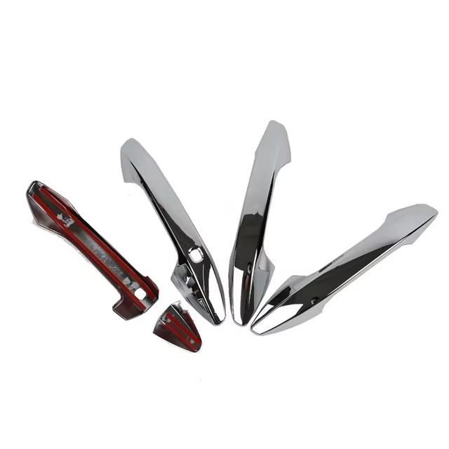 For Kia Sportage NQ5 2024 ABS Chrome Carbon Auto Door Handle Cover Door Handle Bowl Frame Trim Car Styling Accessories
