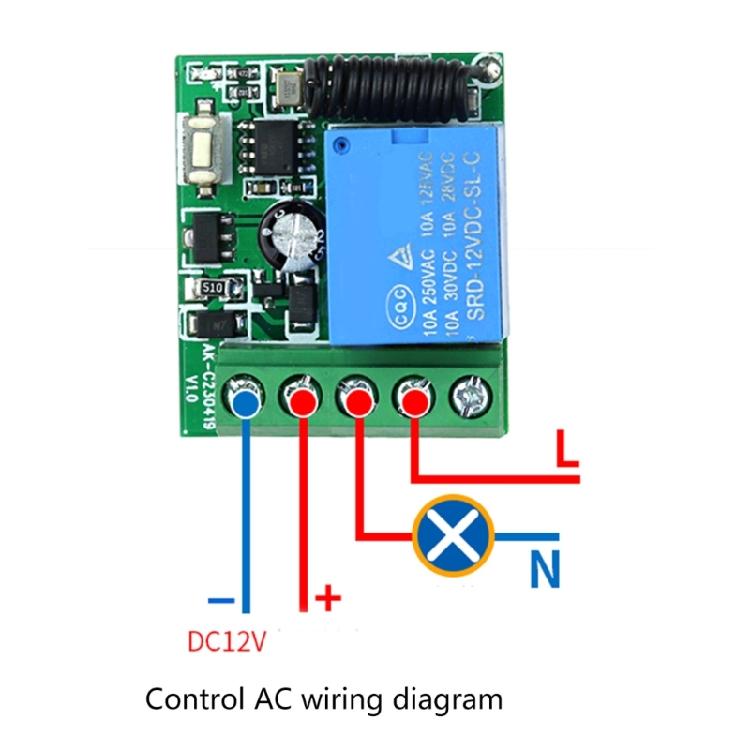Беспроводной пульт дистанционного управления передатчик и приемник DC12V 433 МГц частота поддержка нескольких режимов работы для гаражных ворот