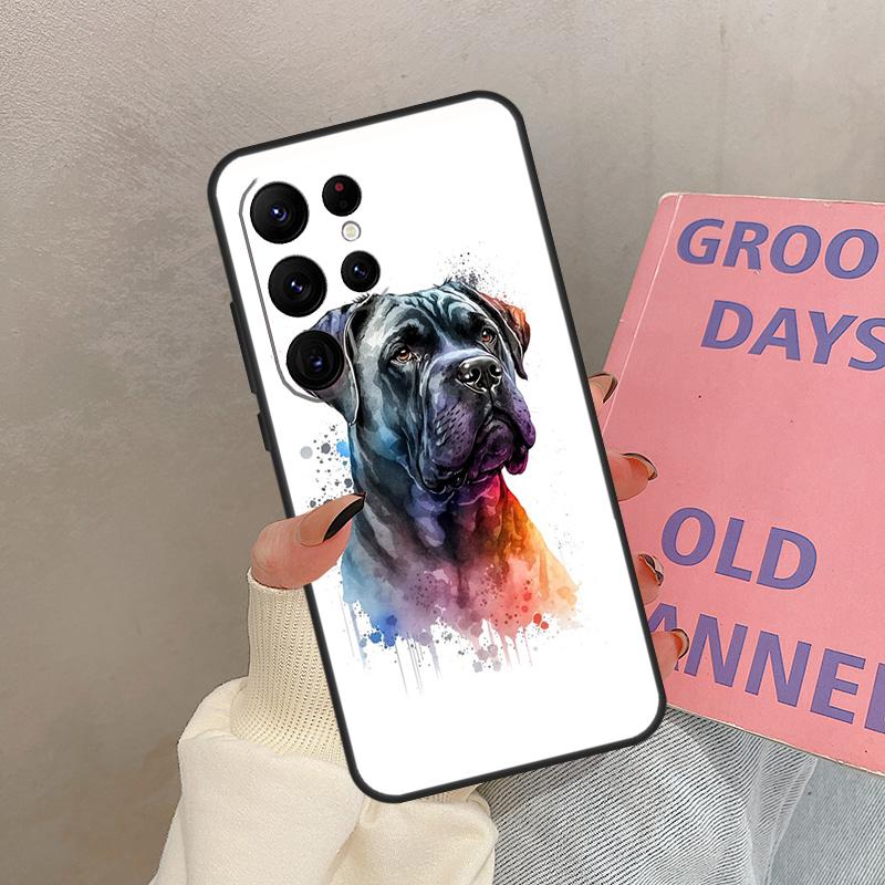 Чехол для телефона Samsung Galaxy S24 FE S21 FE S20 S22 S23 S25 Ultra S9 S10 Plus S25 FE с изображением Кане-корсо Итальянского мастифа Cover Coque