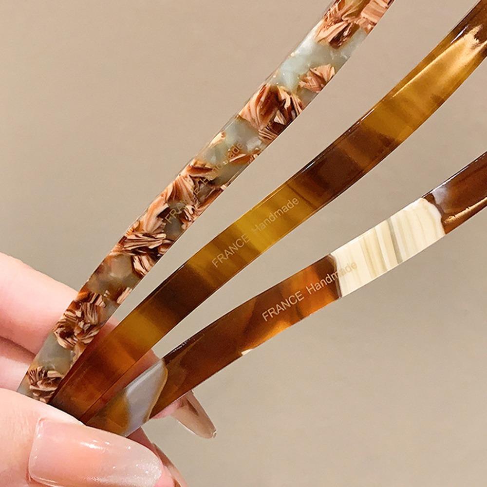 18CM Acetic Acid Hair Stick Multicolor Hair Fork Willow Leaves Shape Hairpin Hanfu Headwear