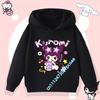 Boys' Sport Shirt Girls' Casual Top Cartoon Print Fall/Winter Pullover Shirt Children's Hooded Sweatshirt