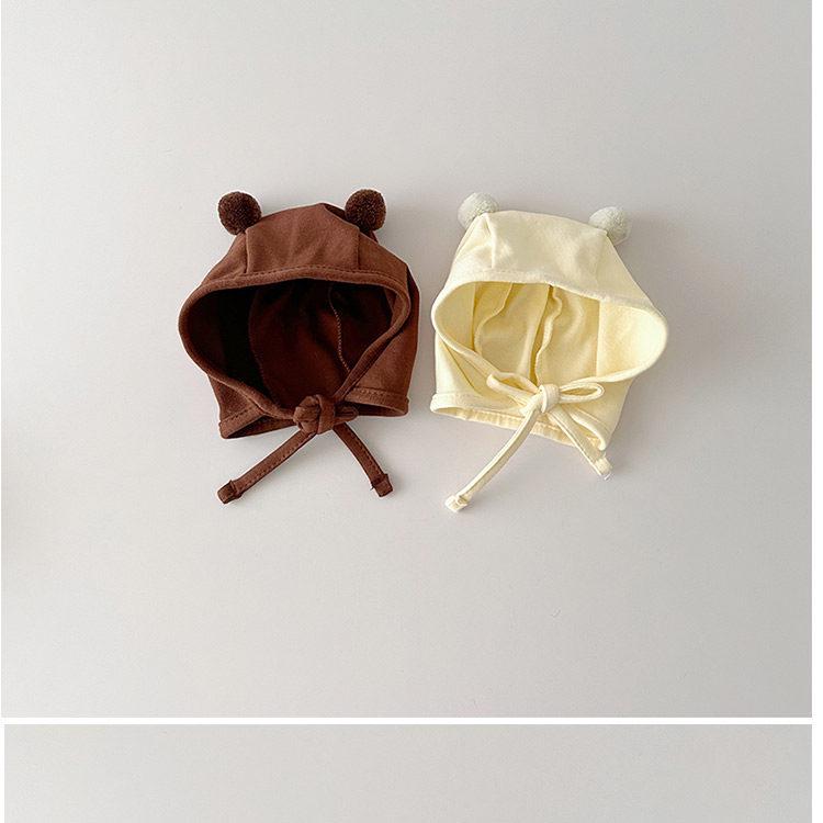 Шапка-ушанка с помпоном для младенцев и малышей - Тонкая, в корейском стиле, для мальчиков и девочек (Весна осень)