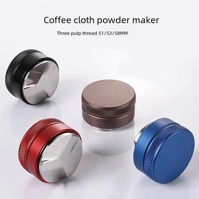 Трамбовка и распределитель кофейного порошка из нержавеющей стали 304: 51/58 мм, 3-х шламовый тип, постоянное давление