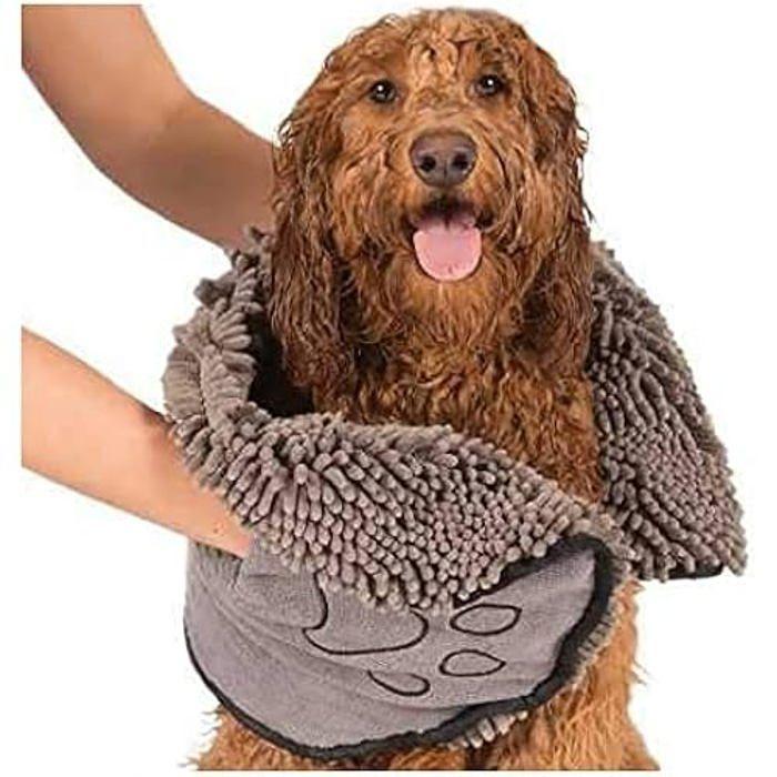 Serviette - DOG GONE SMART - Dirty Dog Shammy - Microfibre - Absorbante - Pour Chiens