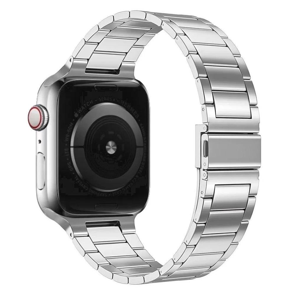 Металлический ремешок + ТПУ чехол для Apple Watch 46 мм 42 мм 45 мм 44 мм 49 мм 42 мм 40 41 мм Браслет iWatch Серии 11 10 Ultra 9 8 7 6 SE 5 Чехол