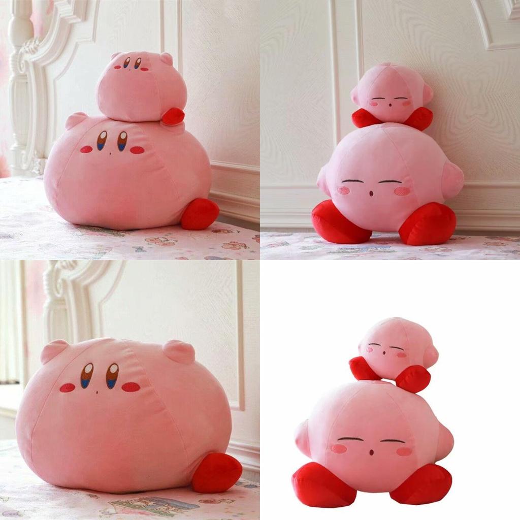 Очаровательная большая плюшевая кукла Kirby Adventure, идеально подходящая для детского подарка и домашнего декора