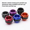 Motorbike Wheel Crash Protector Motorbike Front Fork Frame Slider Falling Protection 2pcs Shock Absorbing Cups Modified
