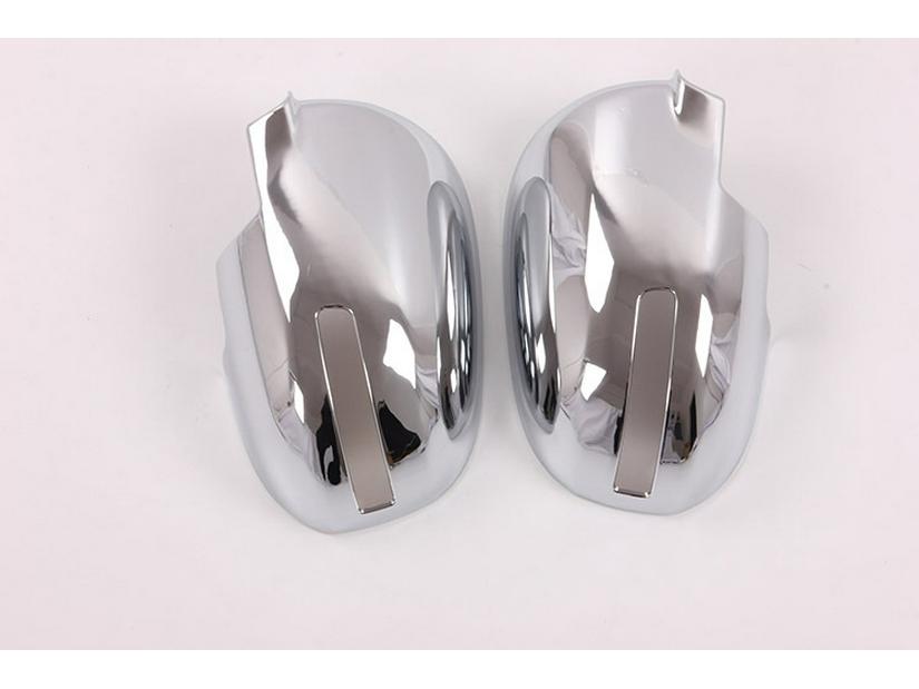 Подходит для Mitsubishi Outlander 2013-16: Декоративная накладка на зеркало заднего вида из хромированного ABS.