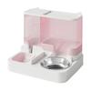 Automatic Cat Feeder 2-in-1 Pet Food Feeder And Water Dispenser with Stainless Steel Bowl for Small Medium Cats And Dogs
