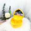 Girls Makeup Storage Box Heart-shaped Jewelry  Box Sundries Container Desktop Cosmetic Organizer