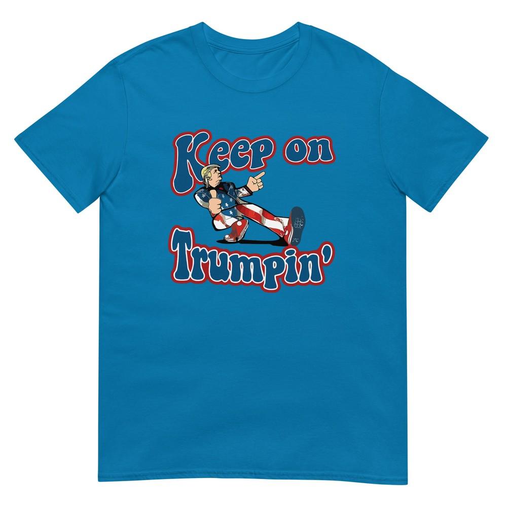 Keep On Trumpin Funny Retro Style Trump Design Vintage TShirt