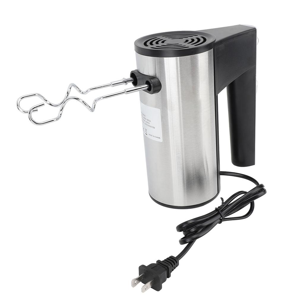 Hand Mixer 500W 5 Speed Turbine Boost Stainless Steel Kitchen Electric Handheld Food Beater for Whip