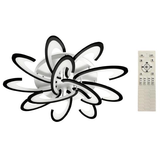 Художественная потолочная лампа в виде цветка, уникальный дизайн лепестков, светодиодный свет для дома, диммируемый современный светильник для декора спальни, гостиной