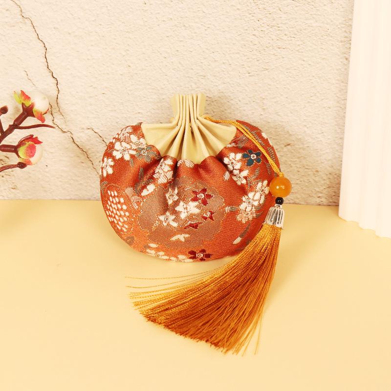 Dragon Boat Festival Chinese Palace Style Scented Sachet with Tassel - Mugwort Spice Hanging Ornament