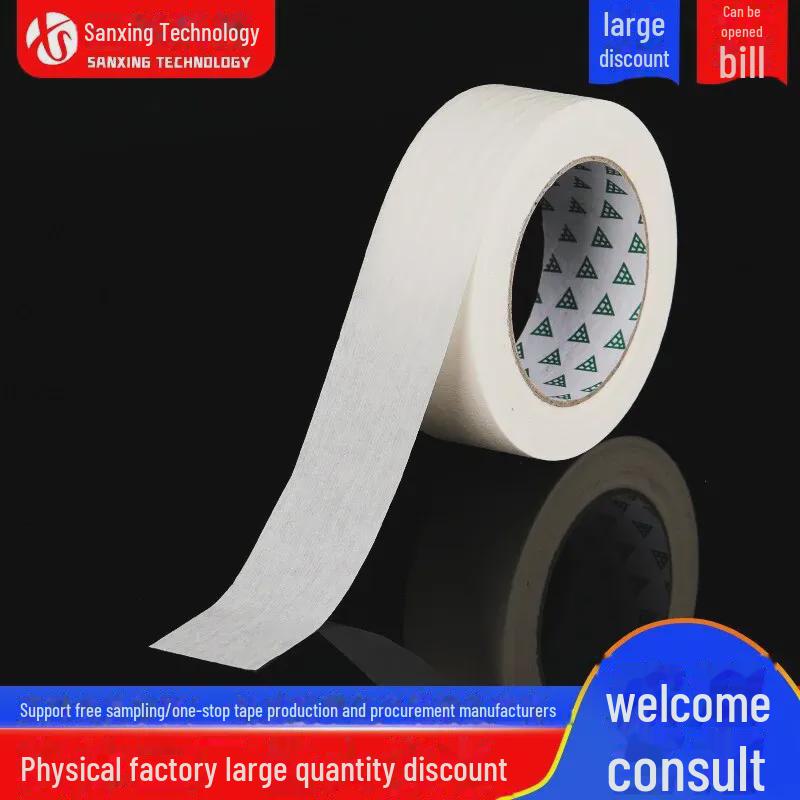 High Viscosity White Masking Tape for Seamless Decoration and Spray Paint