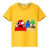 Rainbow Friends Kids T-shirt Casual Short Tops 100%Cotton Anime Tees Boys Girls Clothes Y2k One Piece Summer Children Clothing